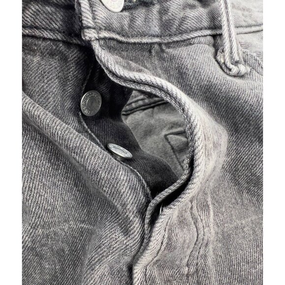 Levi's 501 Button Fly Jeans Black Denim  Acid Wash 33x32 (34x31 measured) Men's - Picture 3 of 15